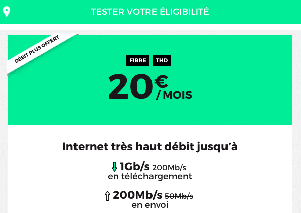 Souscrire à la box internet pas chère de RED by SFR avec la fibre