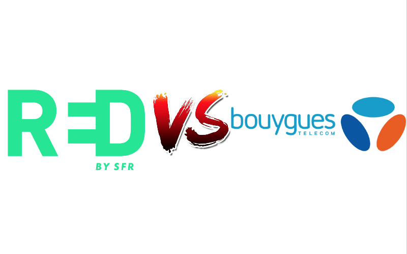 RED by SFR vs Bouygues Telecom box internet ADSL pas chères.