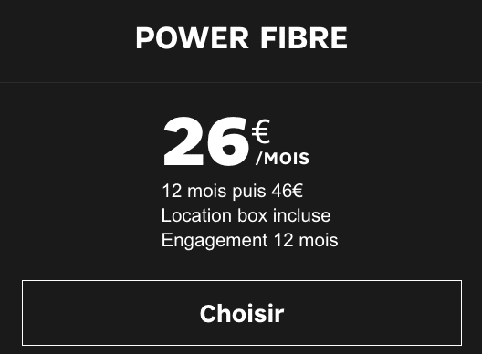 300€ d'économie avec la box internet pas chère en fibre optique de SFR.