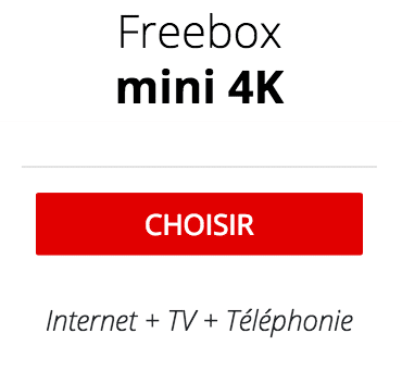 La Freebox Mini 4K pas chère