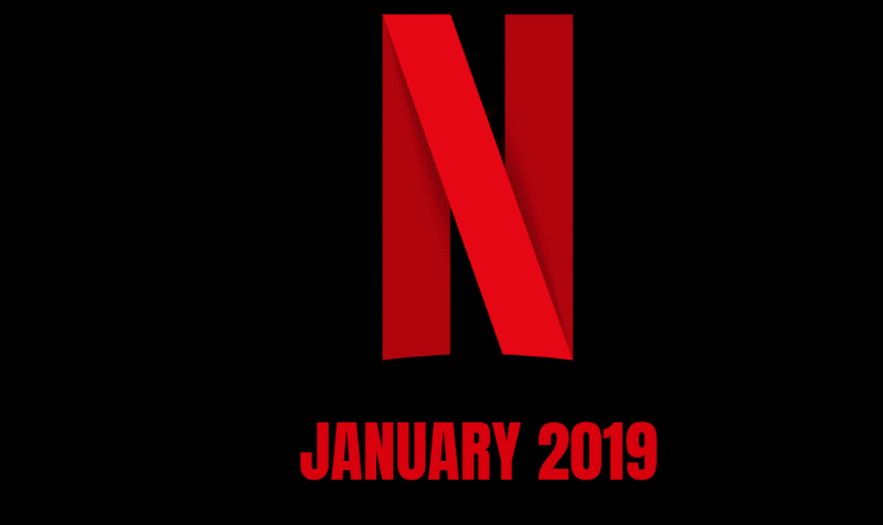 Janvier 2019 sur Netflix, des films et séries ajoutés.