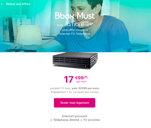 La box internet de Bouygues Telecom.