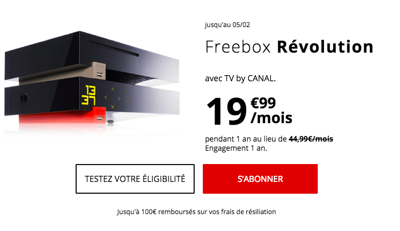 La Freebox Révolution.