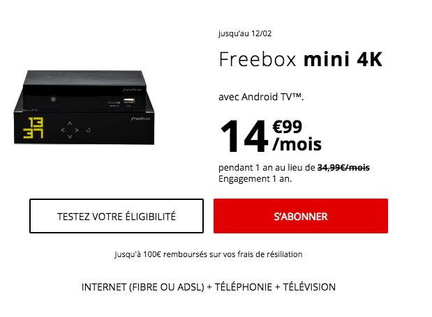 La Freebox Mini 4K.