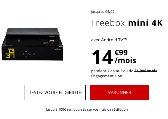 Premier prix sur la fibre optique en France avec la box internet pas chère de Free.