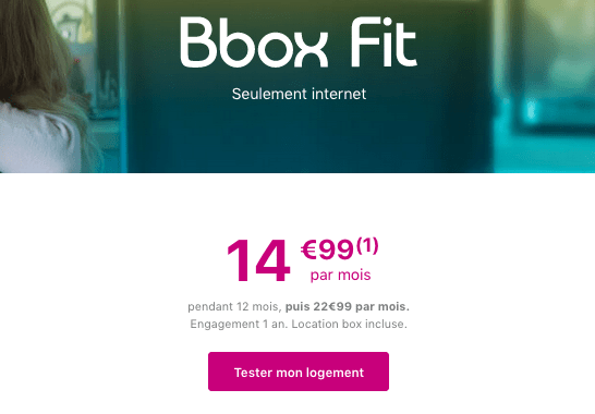Box internet adsl pas chère chez Bouygues Telecom.