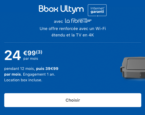 Bbox Ultym, la meilleure box internet fibre optique ?