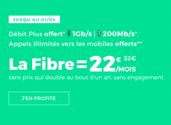 Le bon plan de RED by SFR pour une box internet fibre