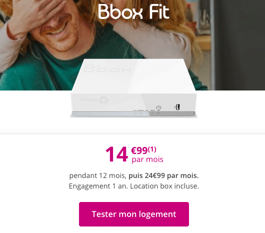 Box Fit, la box internet de Bouygues Telecom en ADSL