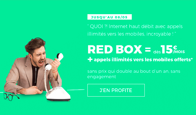 box internet adsl red by sfr