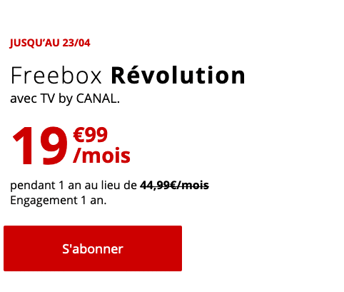 La Freebox Révolution est un bon plan pour une box internet pas chère en fibre optique.