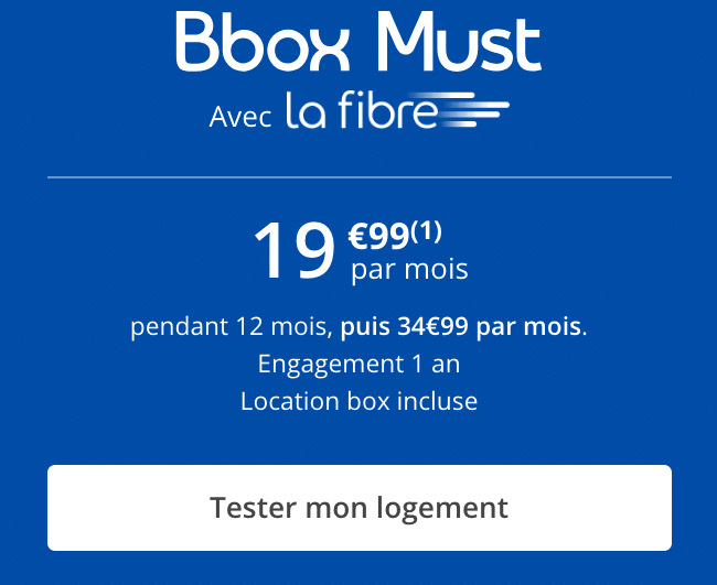 Bbox Must de Bouygues telecom
