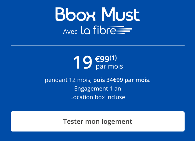 la bbox Must de Bouygues Telecom