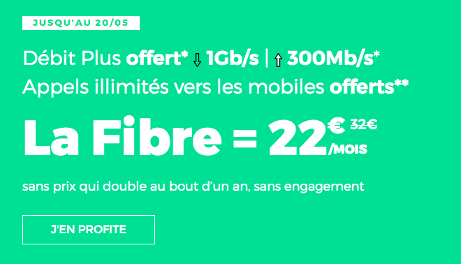 Box internet fibre optique en promo chez RED by SFR.