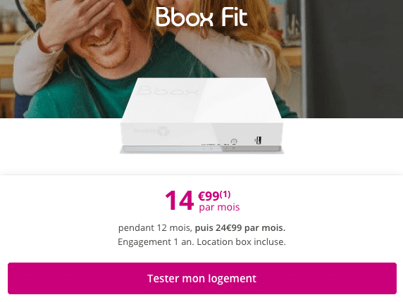 Bouygues Telecom Bbox Fit sans TV.