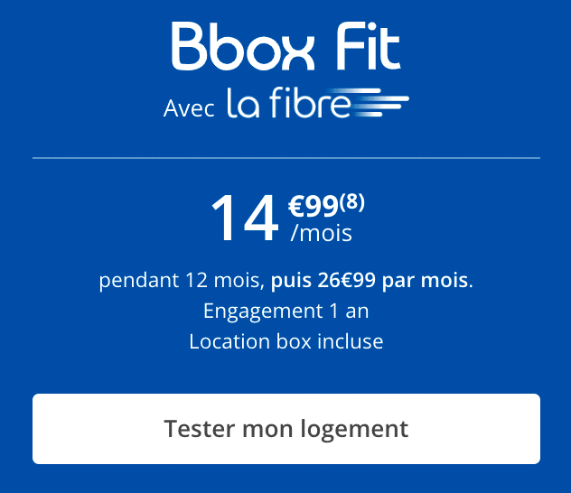 La Bbox Fit de Bouygues Telecom