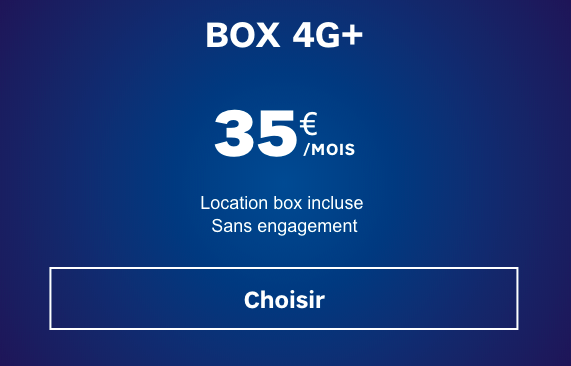 box 4G+ de SFR