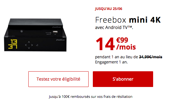 Freebox mini 4K en promo chez Free.