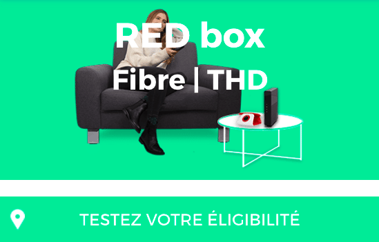 la box red by sfr fibre et thd