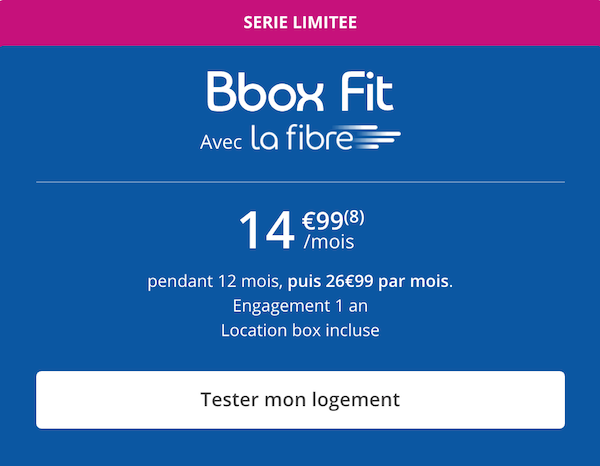 Offre box internet Bouygues Telecom en promotion