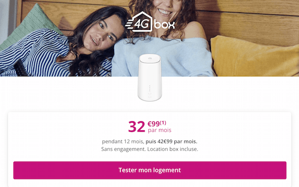 La box 4G proposé par Bouygues Telecom