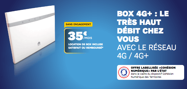 SFR aide état box 4G. 