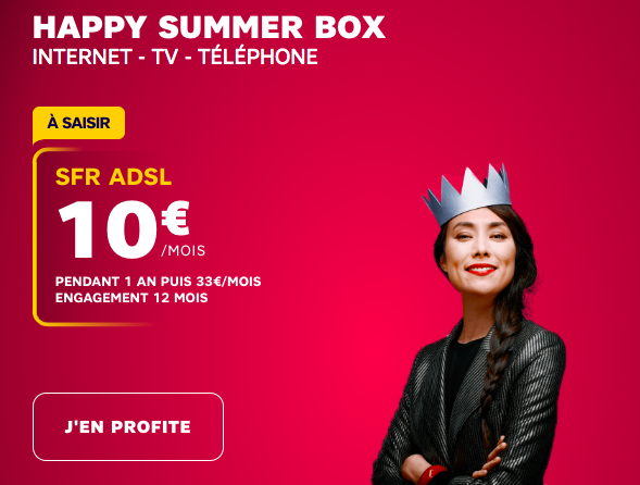 la box à 10€ de SFR