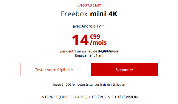 Box internet ADSL ou fibre optique en promo chez Free. 