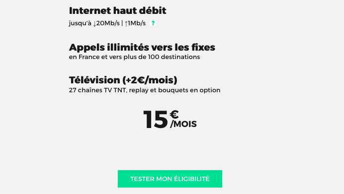 Box internet ADSL en promotion chez RED by SFR.