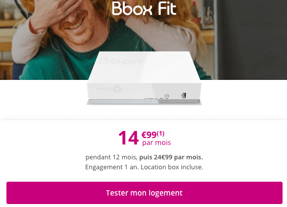 Box ADSL pas chère chez BouygueS Telecom.