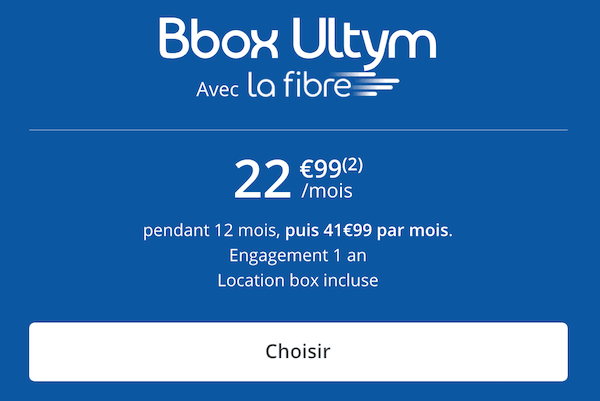 La dernière box internet en promo de Bouygues Telecom
