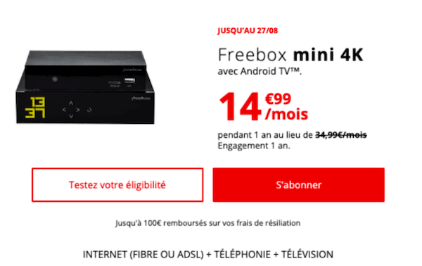 La Freebox Mini 4K pour profiter pleinement de la fibre optique et faire des économies