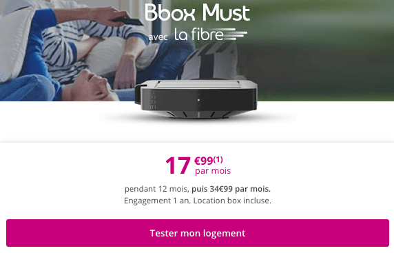 La Bbox Must de Bouygues Telecom est en promotion. 