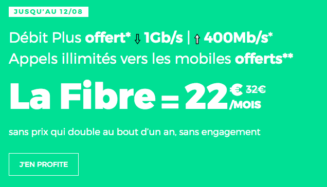 box internet fibre optique chez RED by SFR.