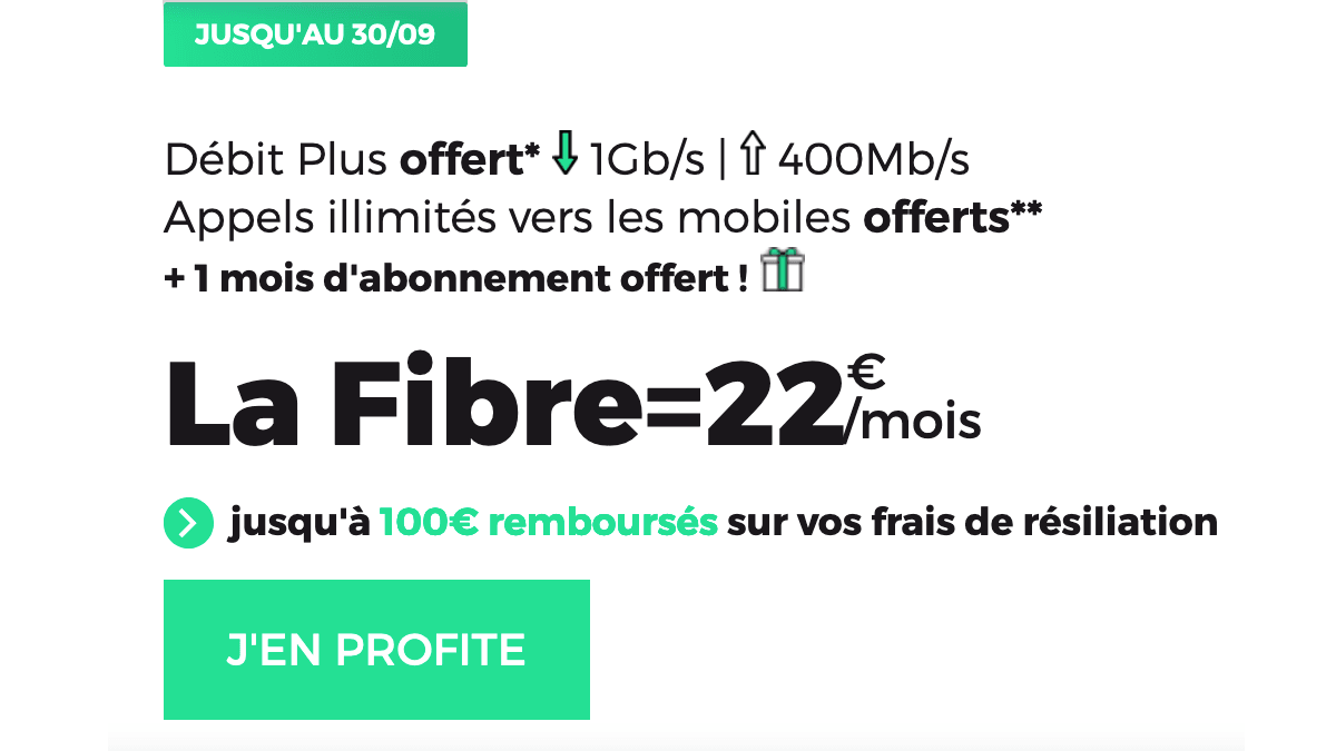 Box internet fibre optique pas chère RED by SFR. 