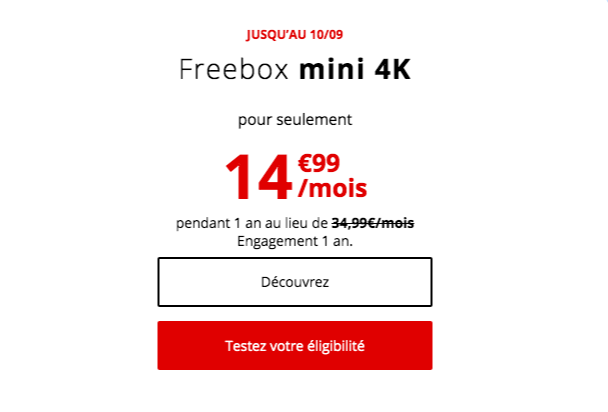 la Freebox Mini 4K