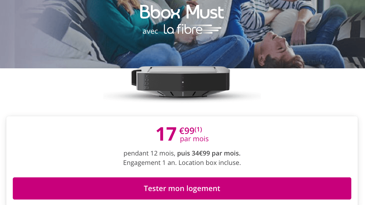 Bbox Must promotion Bouygues Telecom.