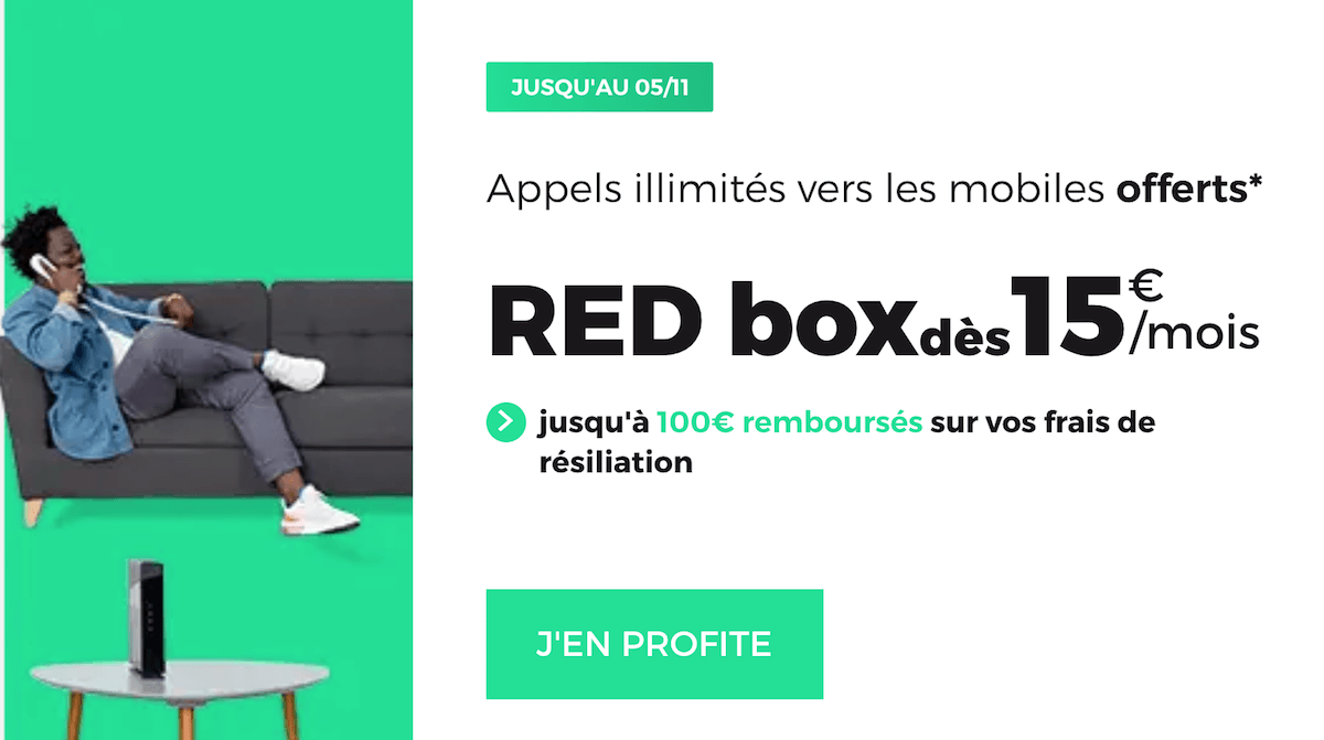 La box ADSL à 15 euros de RED by SFR