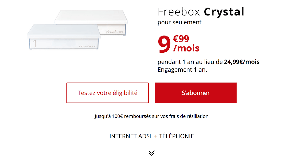 La promotion de Free sur sa box ADSL