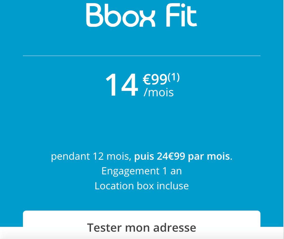 Bbox Fit : la box internet ADSL avec engagement de Bouygues Telecom