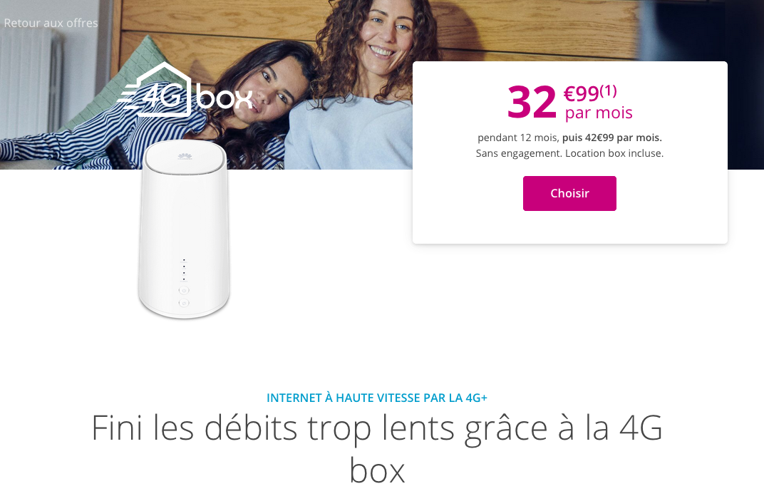 la box 4G de Bouygues Telecom