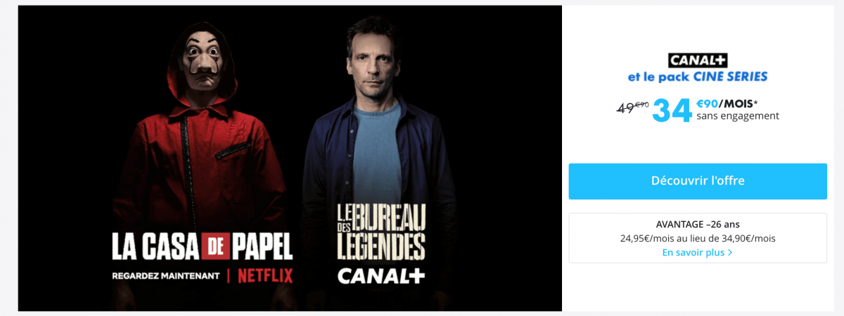 Canal+ absorbe Netflix et d'autres acteurs de la SVOD dans ses offres