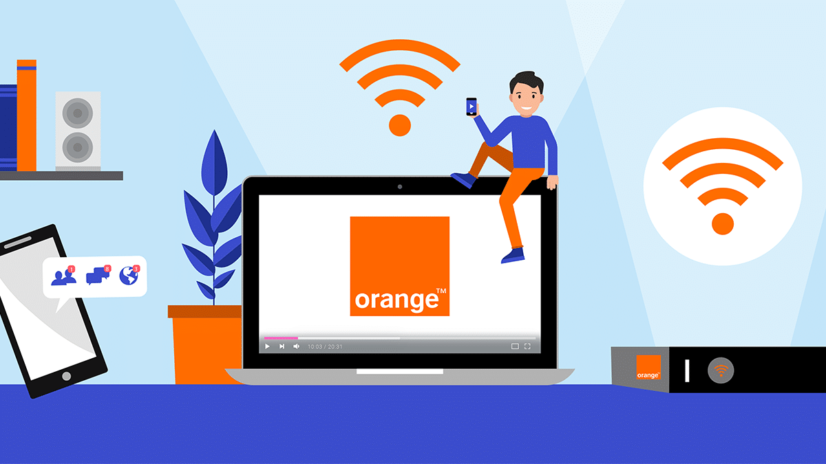 Les box internet d'Orange.