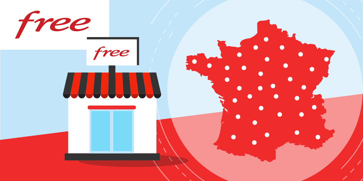 Les boutiques Free