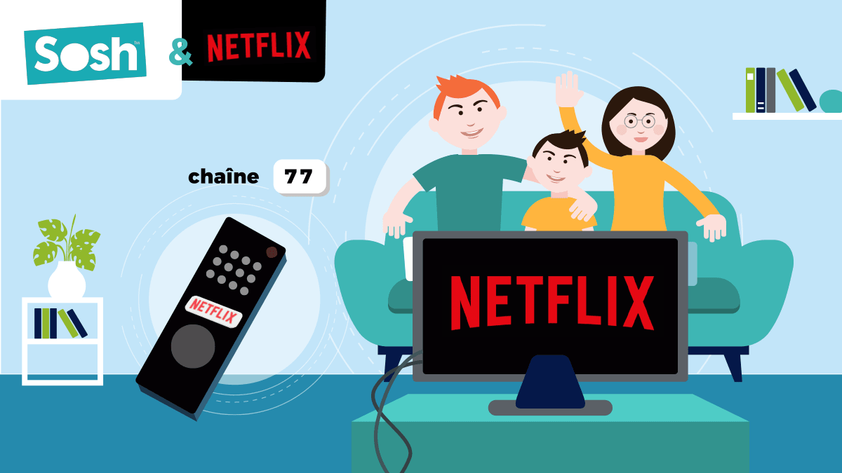 Boîte Sosh Netflix