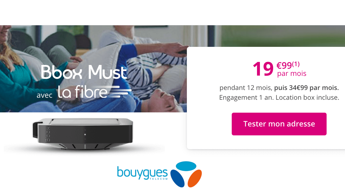 Bouygues Telecom met en promo sa box BBox Must