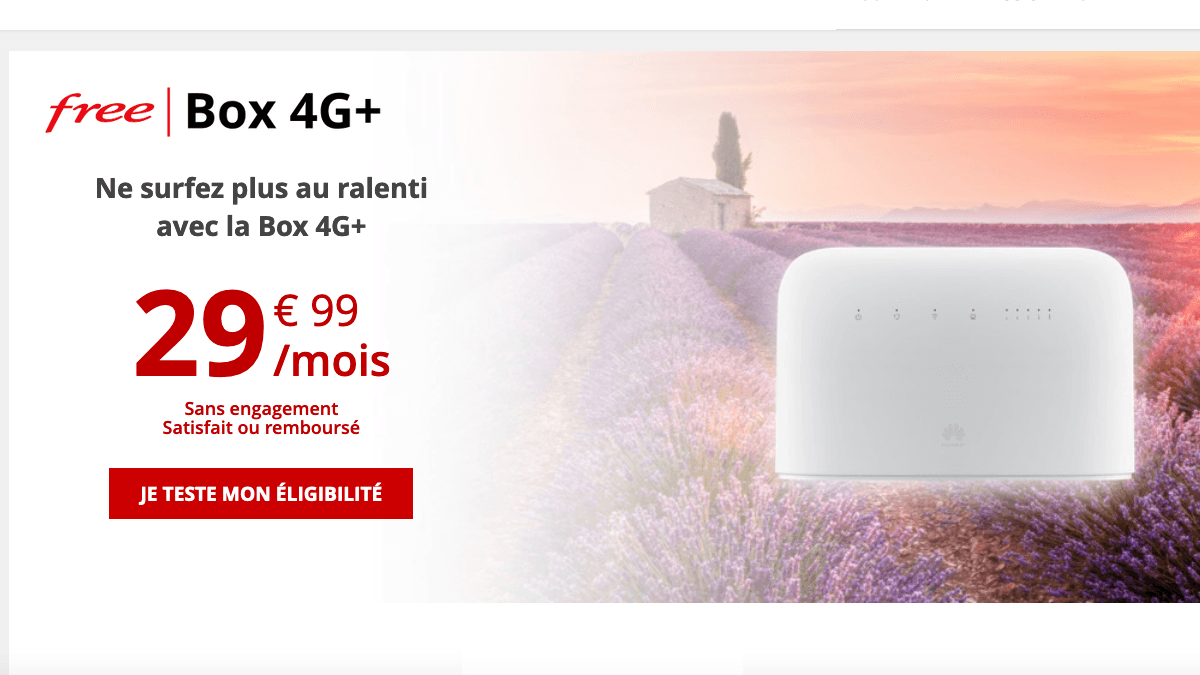 La box 4G+ de Free