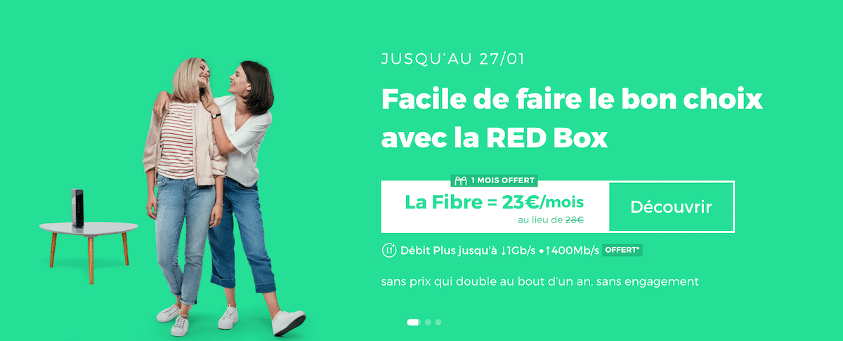 L'offre internet de RED by SFR en promotion