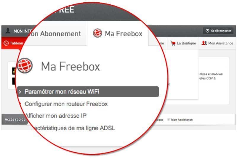 Changer Wi-Fi Freebox