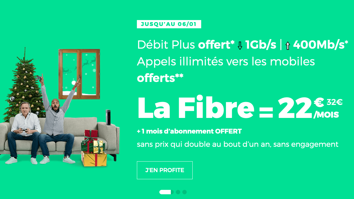 Box internet fibre optique en promo chez RED by SFR.